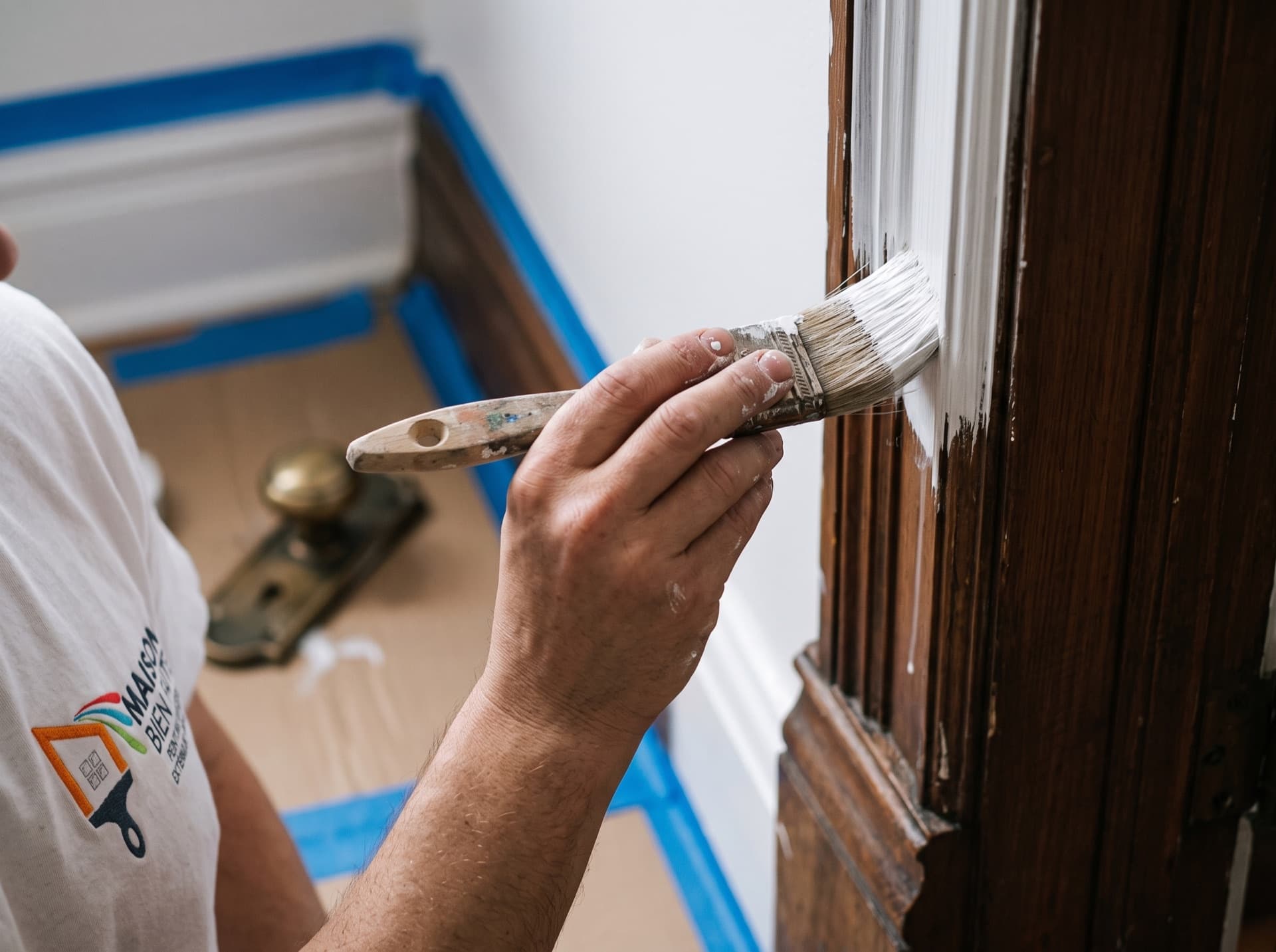 Peinture de portes et moulures